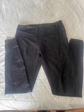 CVG black leopard leggings
